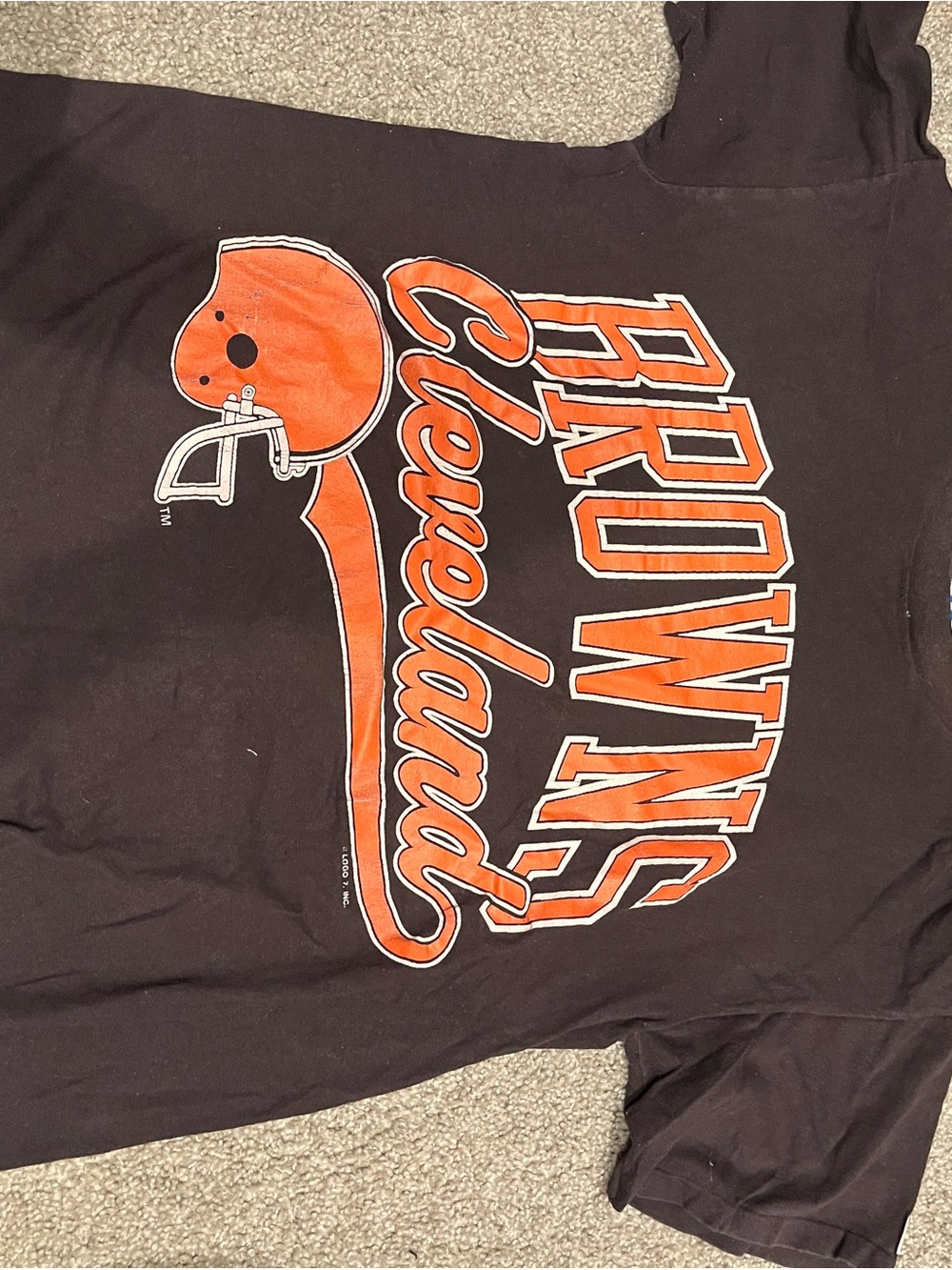 Cleveland Browns Black & Orange Graphic Tee